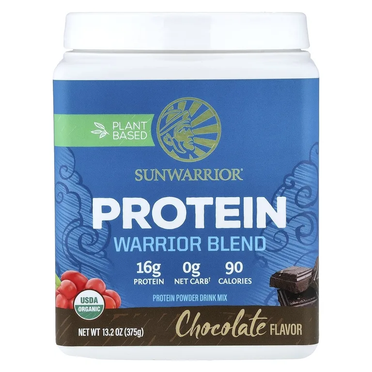 Sunwarrior, протеин, со вкусом шоколада, 375 г (13,2 унции)