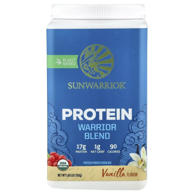 Sunwarrior, протеин, со вкусом ванили, 750 г (1,65 фунта)
