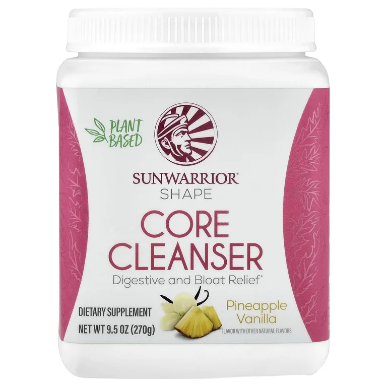 Sunwarrior, Shape, очищающее средство для сердцевины, ананас и ваниль, 270 г (9,5 унции)