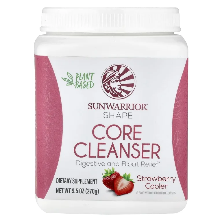 Sunwarrior, Shape, очищающее средство с клубникой, 270 г (9,5 унции)