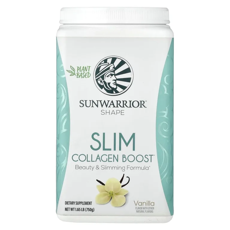 Sunwarrior, Shape, Slim Collagen Boost™, со вкусом ванили, 750 г (1,65 фунта)