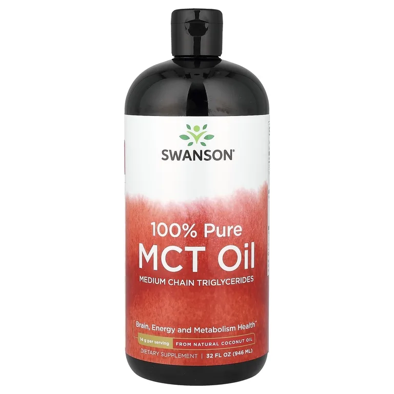 Swanson Vitamins, 100% чистое масло MCT, 946 мл (32 жидк. унции)