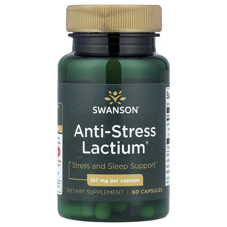 Swanson Vitamins, Anti-Stress Lactium®, 167 мг, 60 капсул