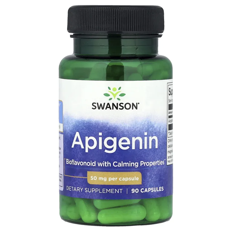 Swanson Vitamins, Апигенин, 50 мг, 90 капсул