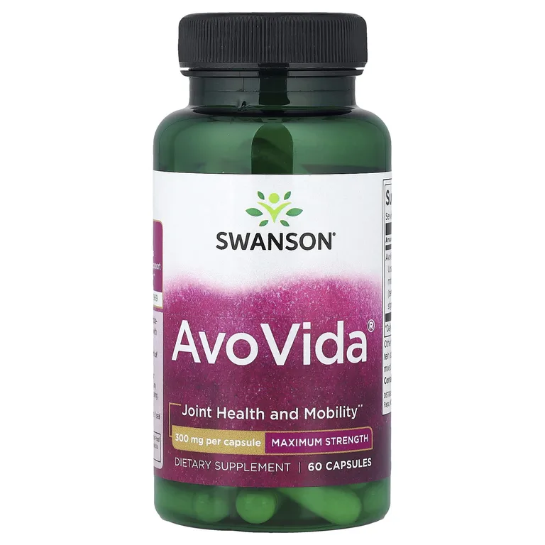 Swanson Vitamins, AvoVida®, максимальная сила действия, 300 мг, 60 капсул