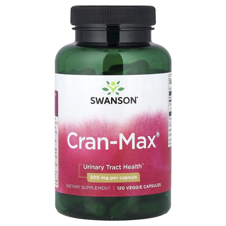 Swanson Vitamins, Cran-Max®, 500 мг, 120 растительных капсул