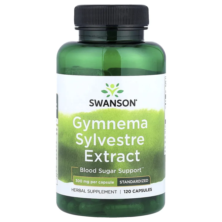 Swanson Vitamins, джимнема (Gymnema sylvestre), стандартизованный экстракт, 300 мг, 120 капсул