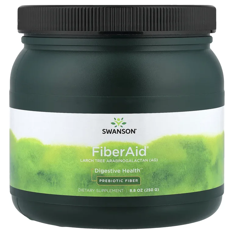 Swanson Vitamins, FiberAid®, арабиногалактан из лиственницы (AG), 250 г (8,8 унции)