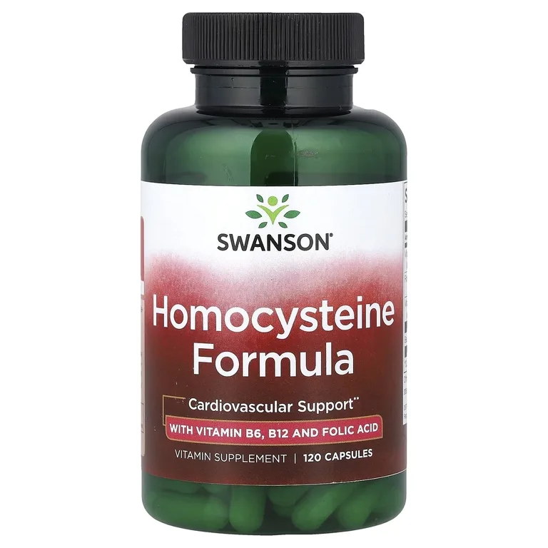 Swanson Vitamins, Формула гомоцистеина, 120 капсул