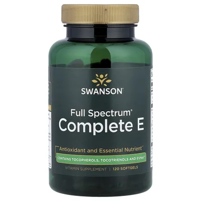 Swanson Vitamins, Full Spectrum® Complete E, 120 капсул