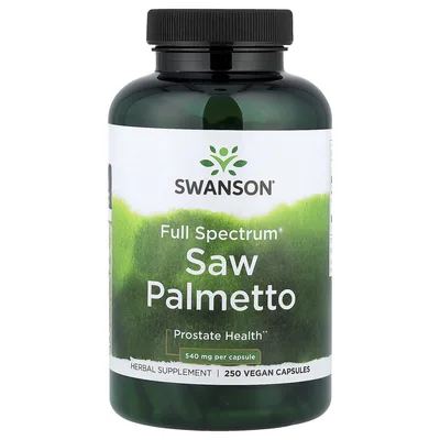 Swanson Vitamins, Full Spectrum Saw Palmetto, 540 мг, 250 капсул