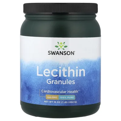 Swanson Vitamins, Гранулы лецитина, 454 г (16 унций)