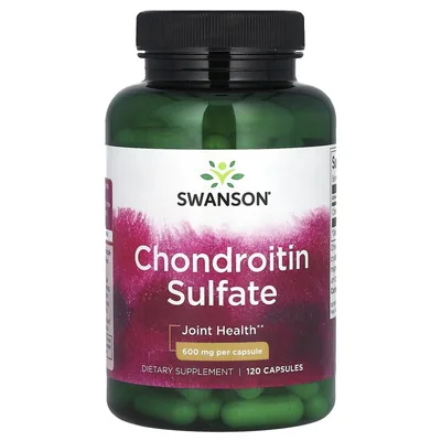 Swanson Vitamins, Хондроитинсульфат, 600 мг, 120 капсул