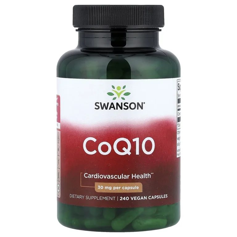 Swanson Vitamins, коэнзимQ10, 30 мг, 240 веганских капсул