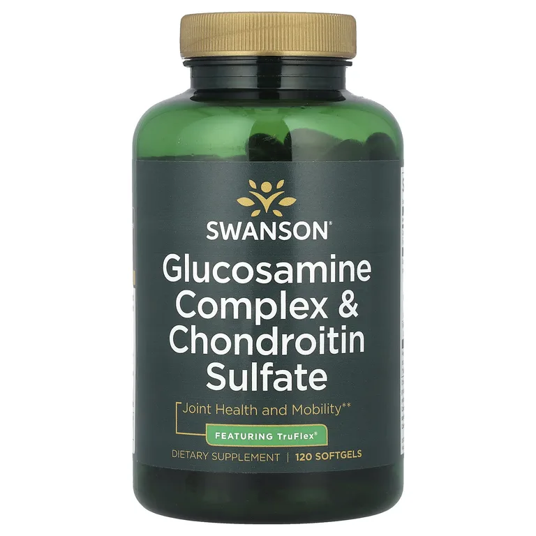 Swanson Vitamins, Комплекс глюкозамина и хондроитинсульфат, 120 мягких таблеток