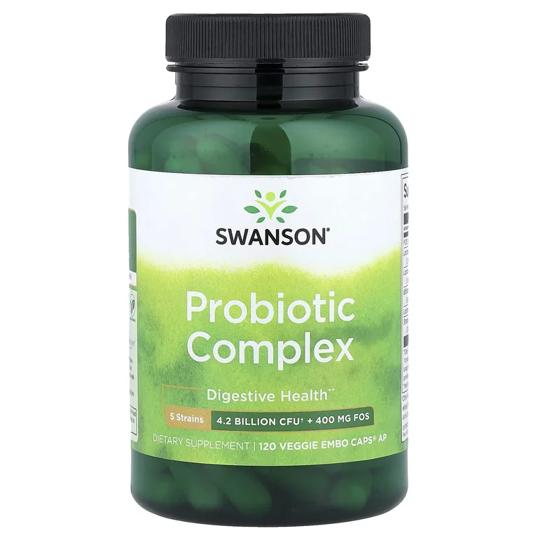 Swanson Vitamins, комплекс пробиотиков, 120 растительных капсул EMBO® AP