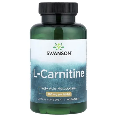Swanson Vitamins, L-карнитин, 100 таблеток