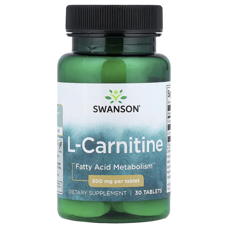 Swanson Vitamins, L-карнитин, 30 таблеток