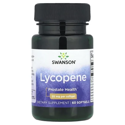 Swanson Vitamins, Ликопин, 20 мг, 60 мягких таблеток
