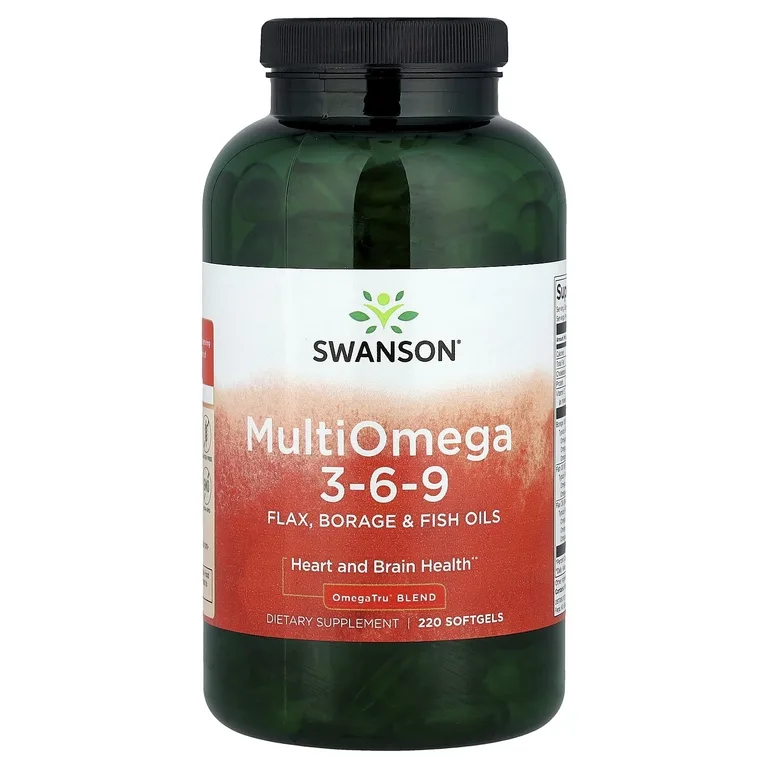 Swanson Vitamins, Multi Omega 3-6-9`` 220 мягких таблеток