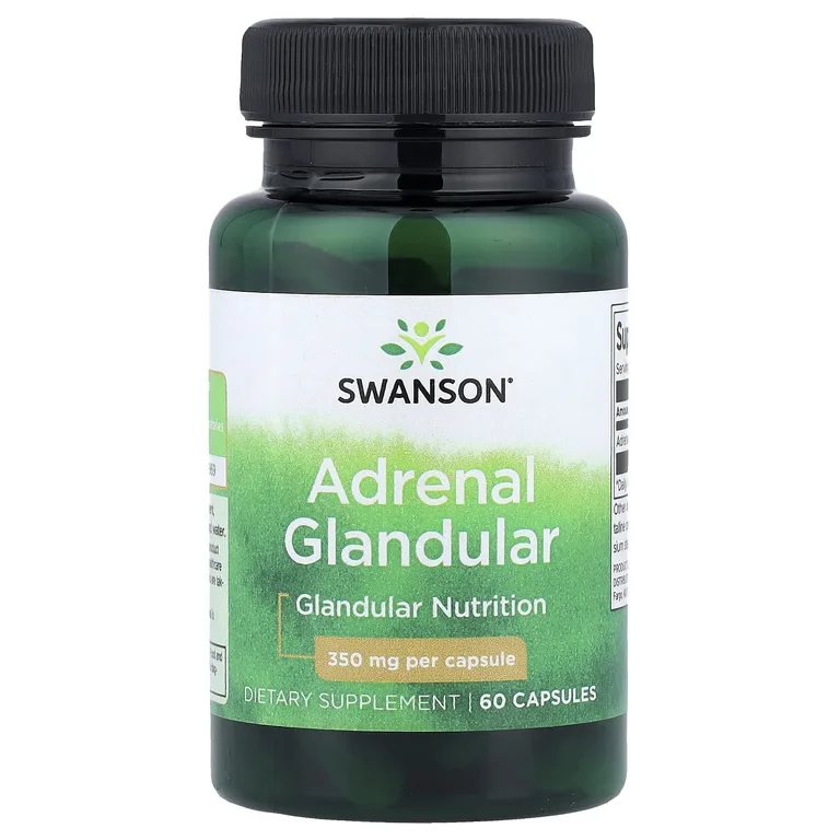 Swanson Vitamins, Надпочечники, 350 мг, 60 капсул