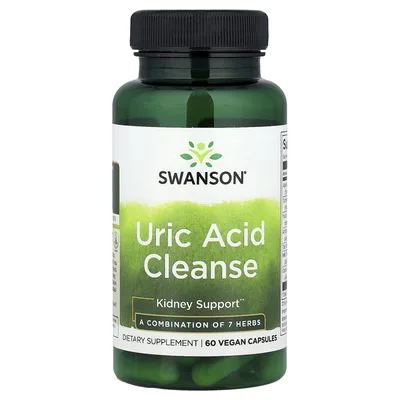 Swanson Vitamins, Очищение с мочевой кислотой, 60 веганских капсул