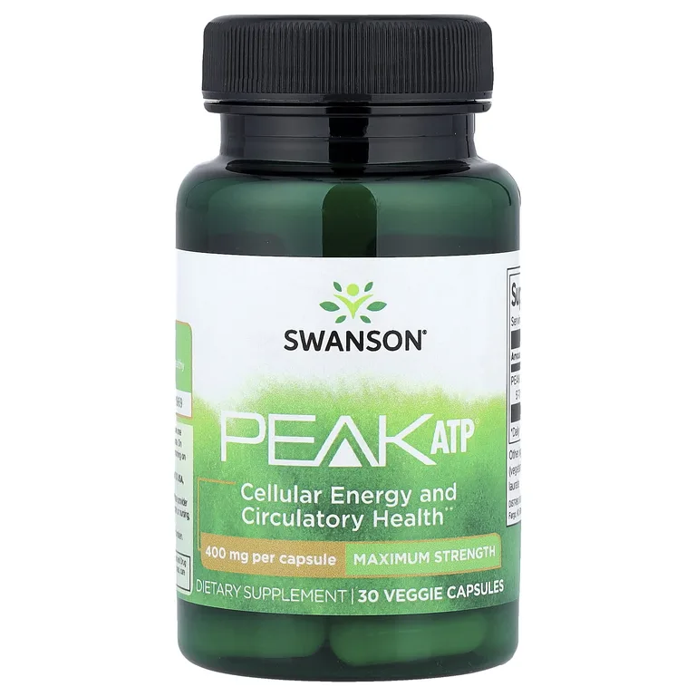 Swanson Vitamins, Peak ATP®, 400 мг, 30 растительных капсул