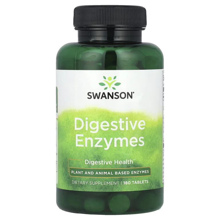 Swanson Vitamins, Пищеварительные ферменты, 180 таблеток