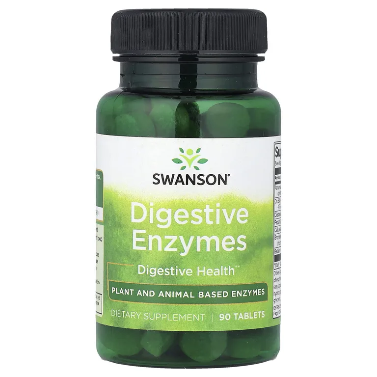 Swanson Vitamins, пищеварительные ферменты, 90 таблеток