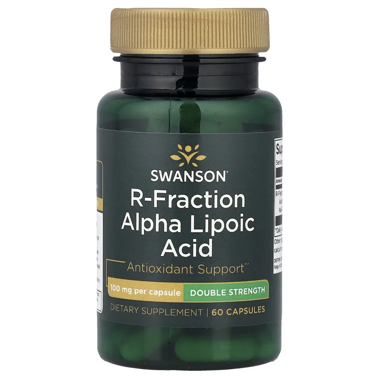 Swanson Vitamins, R-фракция, альфа-липоевая кислота, 100 мг, 60 капсул