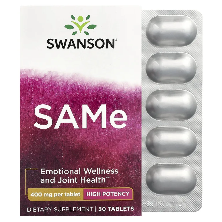 Swanson Vitamins, SAMe, 400 мг, 30 таблеток