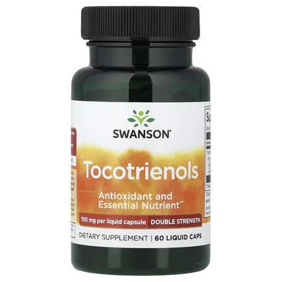 Swanson Vitamins, токотриенолы, 100 мг, 60 капсул с жидкостью