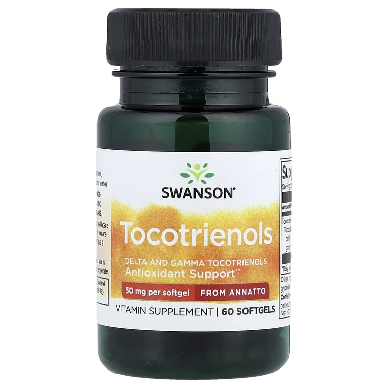 Swanson Vitamins, токотриенолы из аннато, 50 мг, 60 капсул