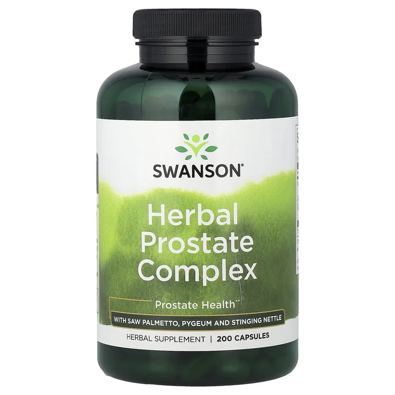 Swanson Vitamins, травяной комплекс для простаты, 200 капсул
