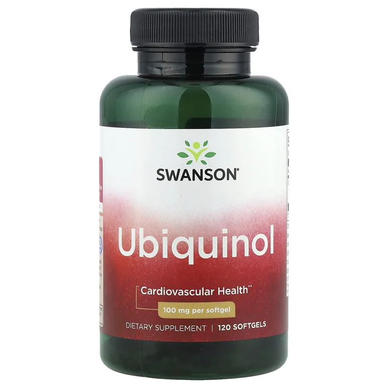 Swanson Vitamins, Убихинол, 100 мг, 120 мягких таблеток