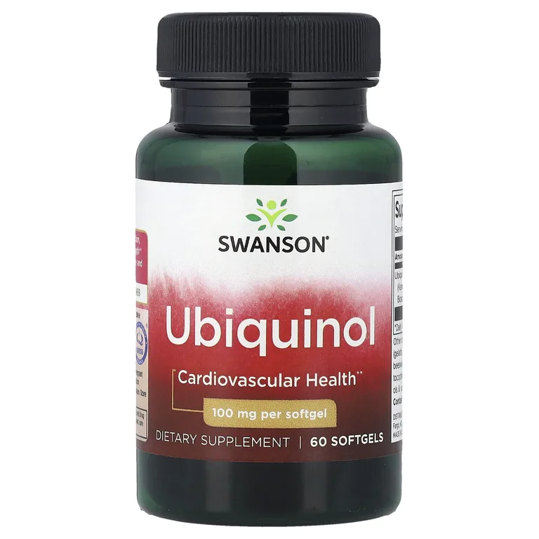 Swanson Vitamins, Убихинол, 100 мг, 60 мягких таблеток