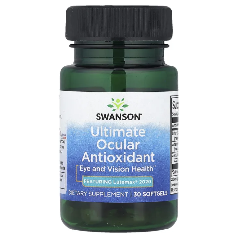 Swanson Vitamins, Высочайший антиоксидант для глаз, 30 мягких таблеток
