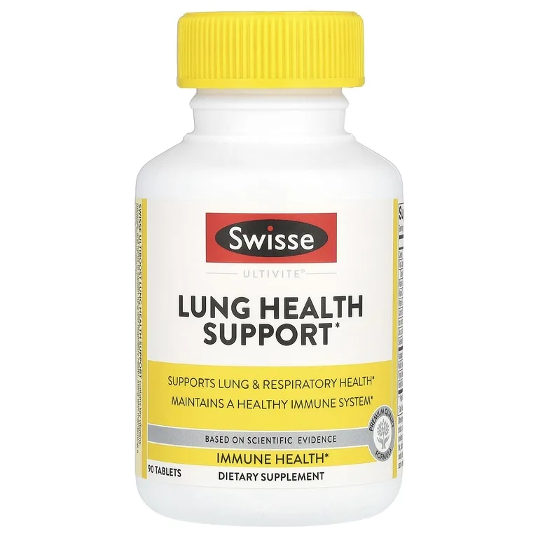 Swisse, Ultiboost, поддержка здоровья легких, 90 таблеток