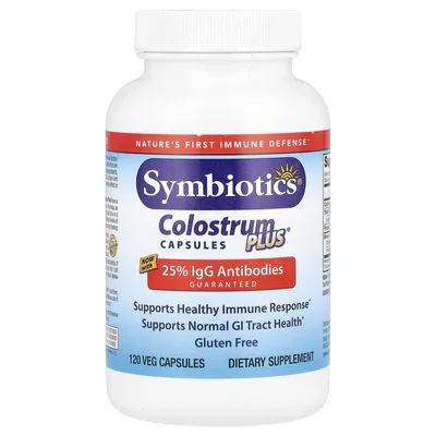 Symbiotics, молозиво, 120 растительных капсул