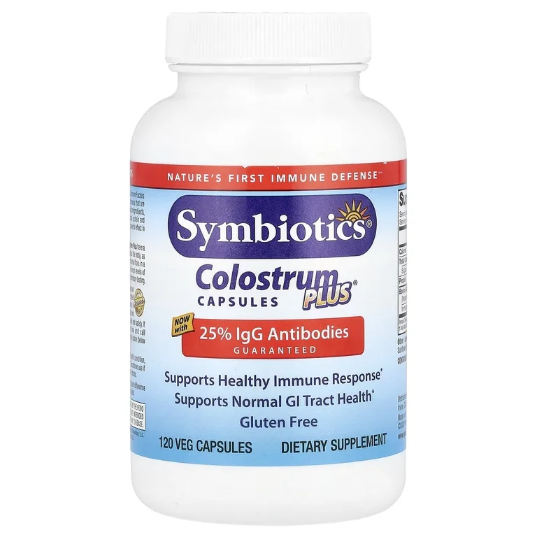 Symbiotics, молозиво, 120 растительных капсул