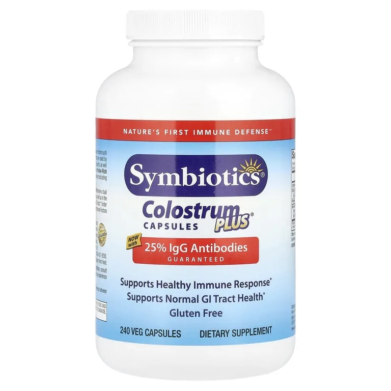 Symbiotics, молозиво, 240 вегетарианских капсул