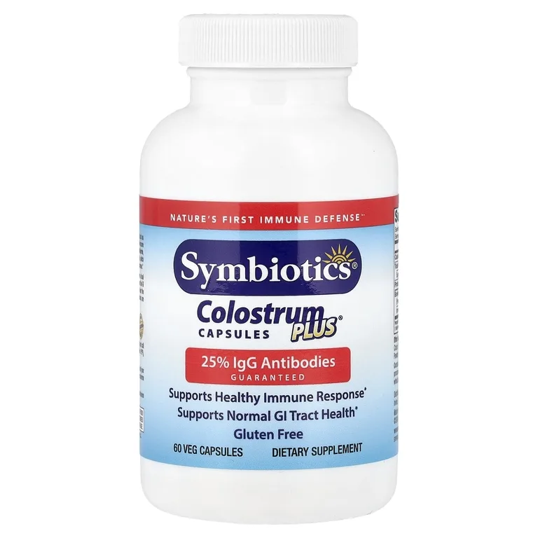 Symbiotics, молозиво, 60 растительных капсул
