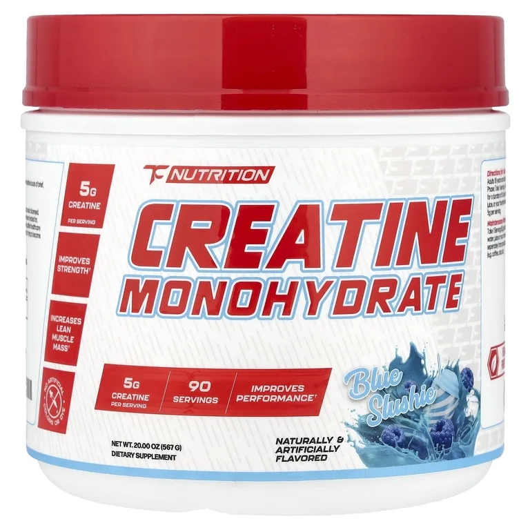 TC Nutrition, моногидрат креатина, Blue Slushie, 90 порций, 567 г (20 унций)