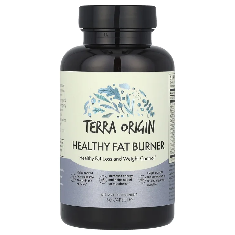 Terra Origin, добавка для здорового сжигания жира, 60 капсул