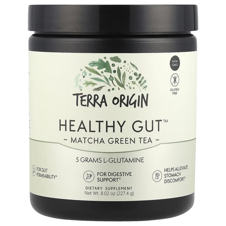 Terra Origin, добавка для здоровья кишечника, зеленый чай матча, 227,4 г (8,02 унции)