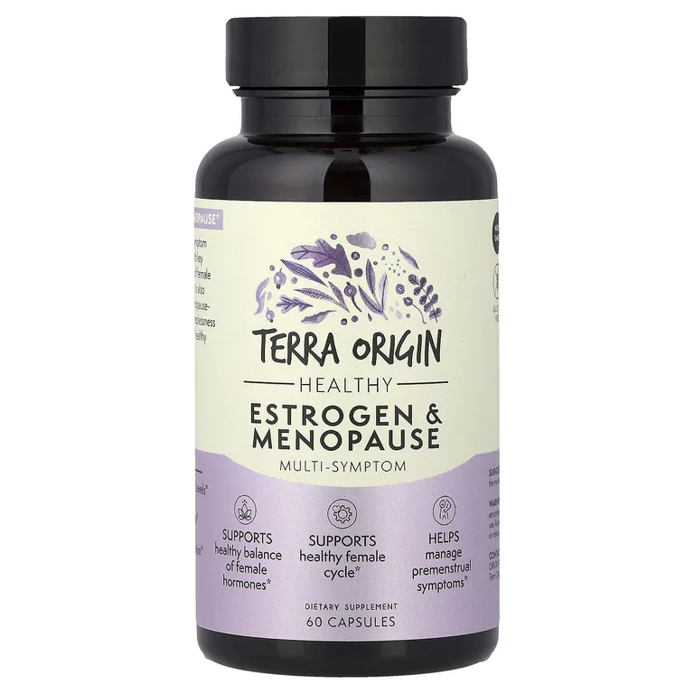 Terra Origin, Здоровый эстроген и менопауза, 60 капсул