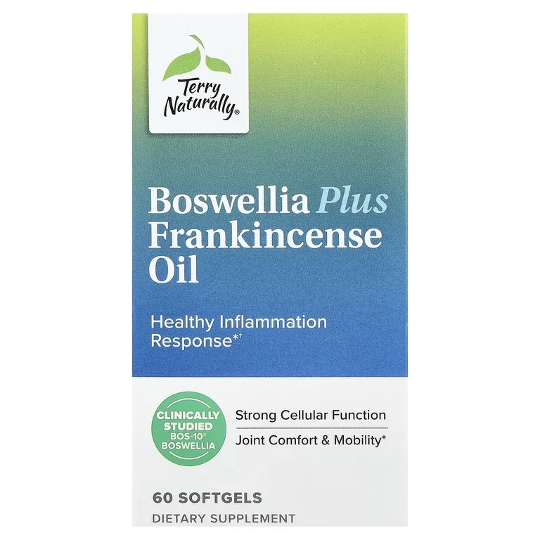 Terry Naturally, Boswellia Plus с маслом ладана, 60 капсул