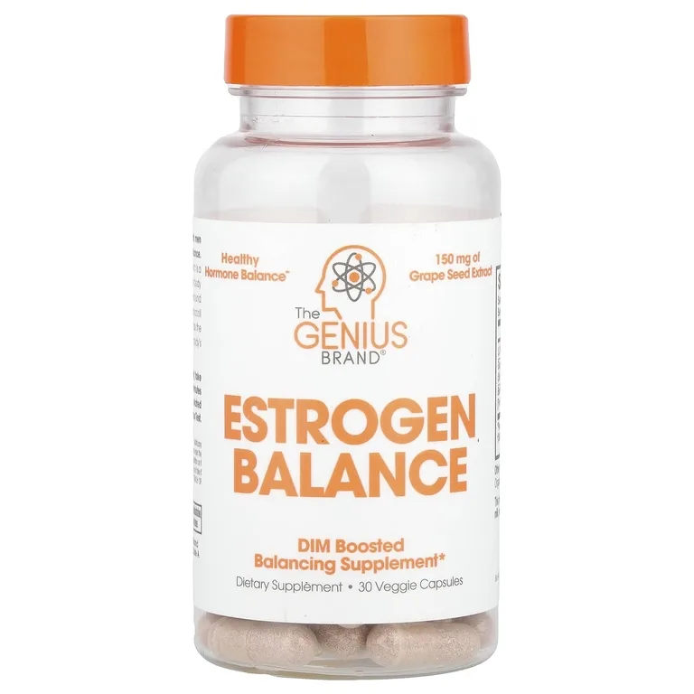 The Genius Brand, Estrogen Balance, 30 растительных капсул