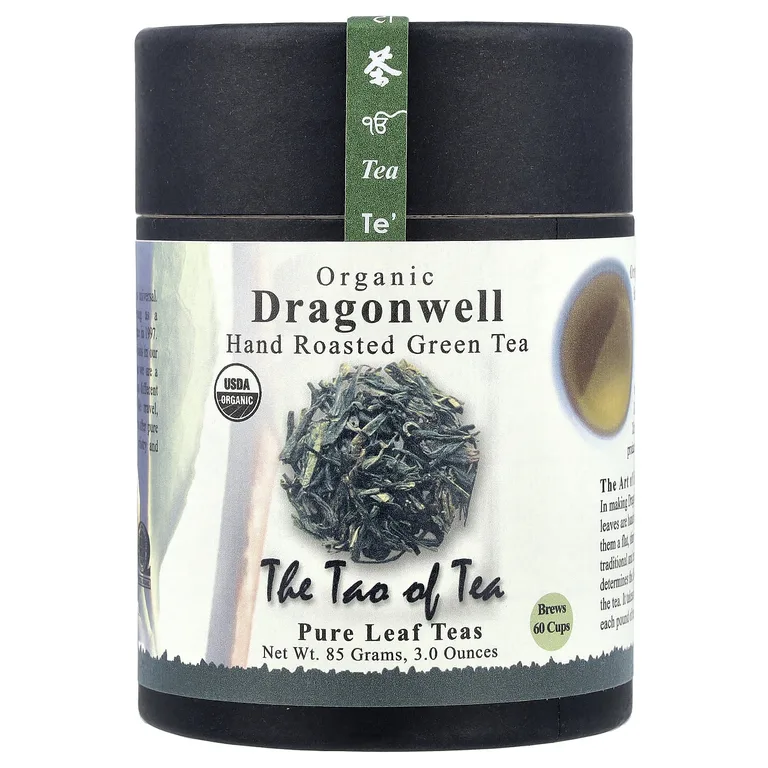 The Tao of Tea, Органический зеленый чай ручной обжарки, колодец дракона, 85 г (3 унции)