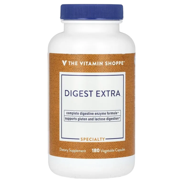 The Vitamin Shoppe, Digest Extra, 180 растительных капсул
